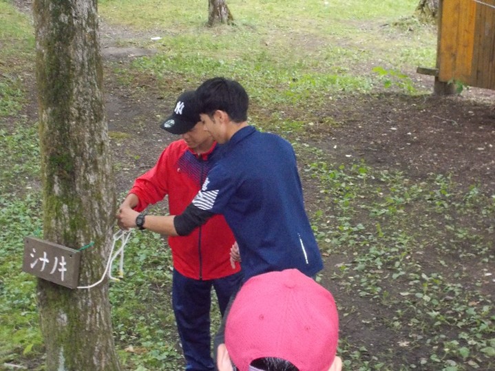 レクチャーしている様子