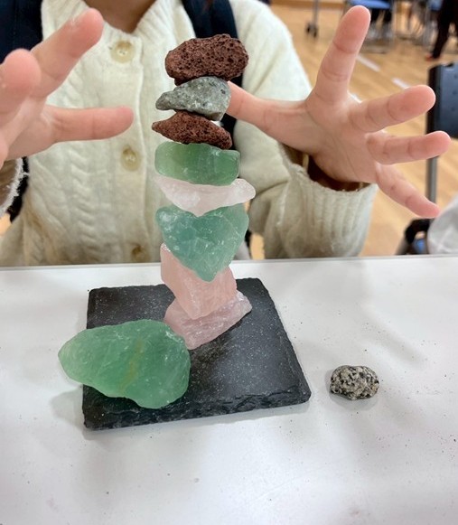 今金町総合文化祭での「いしいしワールド（石であそぼう！）」ブース出展
